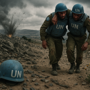 Cascos azules de la ONU heridos en zona de guerra
